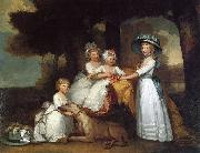 Gilbert Stuart Children of the Second Duke of Northumberland oil painting artist
